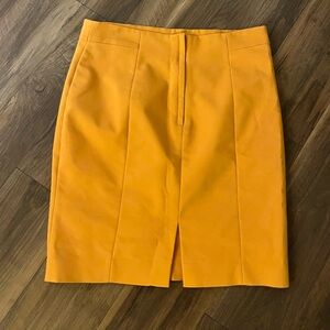 H & M Mustard Yellow Women’s Business Skirt Size 10